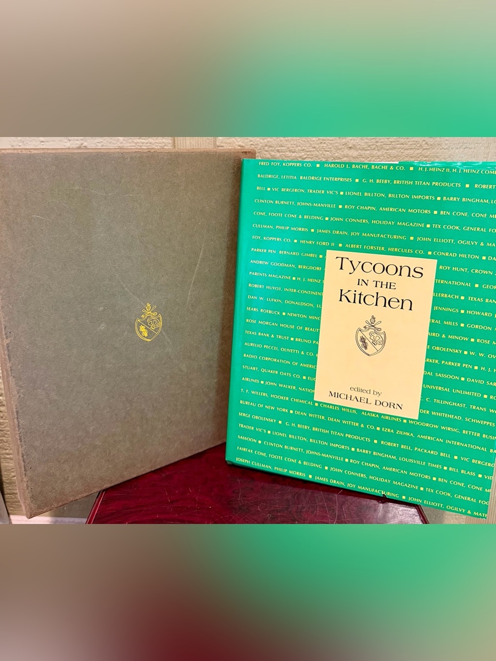 Vintage 1968 “Tycoons in the Kitchen” Cookbook – First Printing